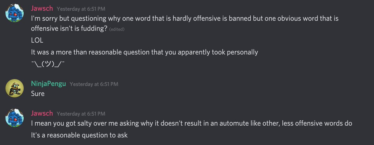 jellyneo's tweet photo. Apparently the mods over at @NeopetsMeta need a special AI to build in basic anti-LGBT slur filtering. And it's FUD when you complain about it. This project continues to trash the @Neopets brand. (And NinjaPengu should #resign for their poor mod skills here.) https://t.co/qUieMt4nAn