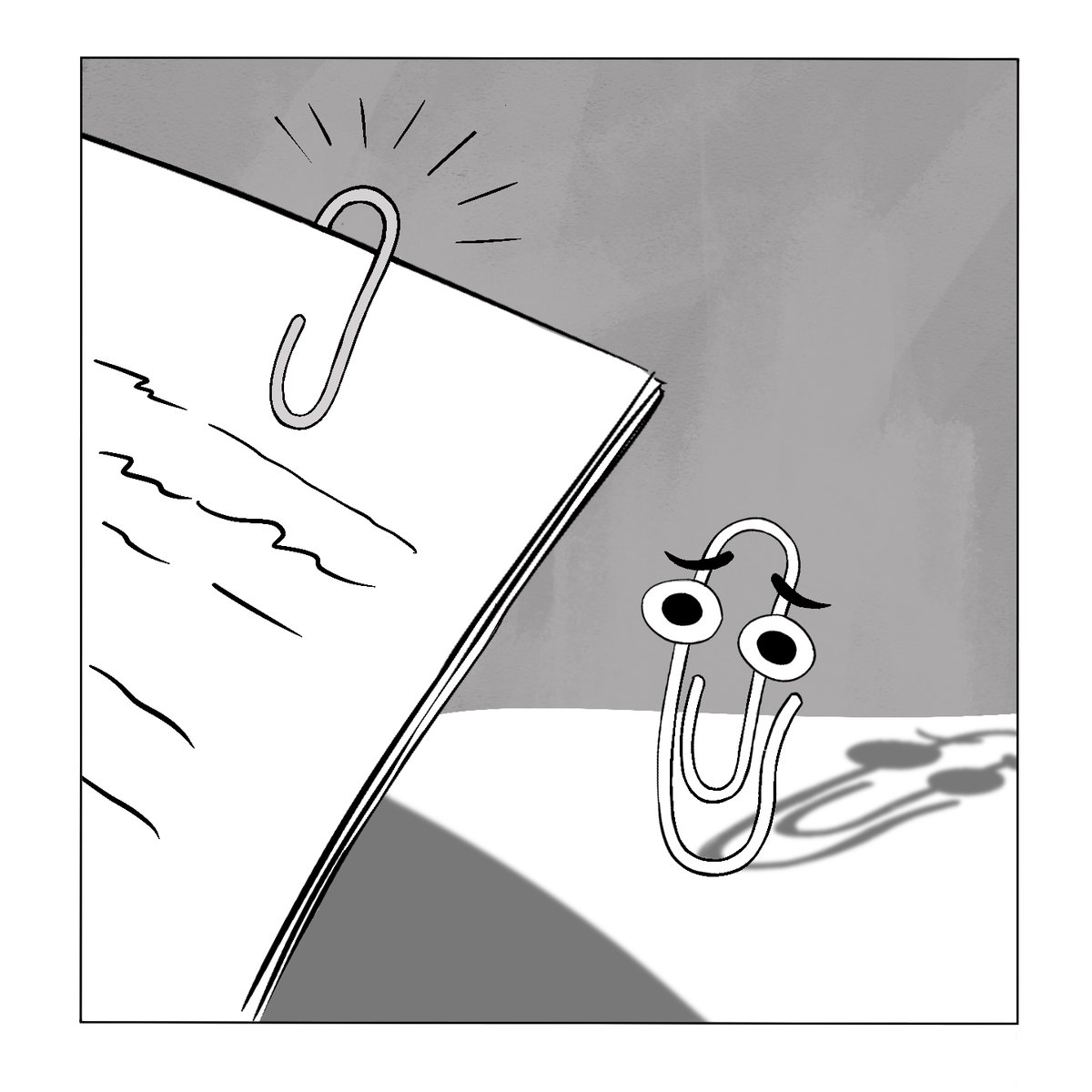 Microsoft's tweet photo. Clippy caption contest! Drop your best caption in our replies. ⬇️ https://t.co/1PNXZgNGvf
