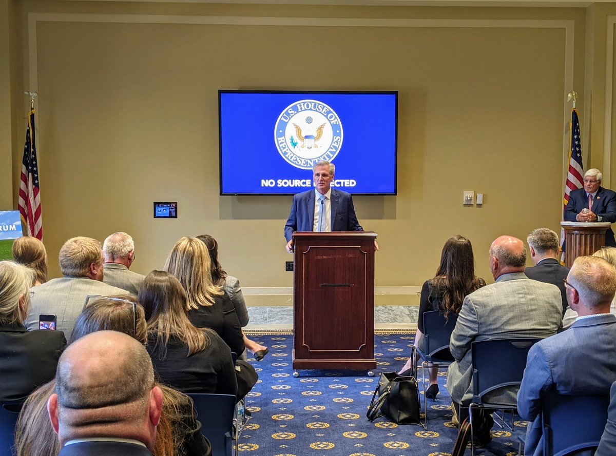 BRNAgNews_NH's tweet photo. .@GOPLeader tells @OhioFarmBureau #OFBDC the #reconciliationbill could cost $10 trillion and hears #farmer concerns @brownfield #ontheground https://t.co/AgwXkqXvUq