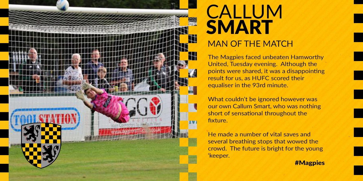 alresford_town's tweet photo. Our own @CallumSmart_GK who was awarded #MOTM for his heroics versus @HamworthyUtdFC. https://t.co/XxAYI9wZ4F