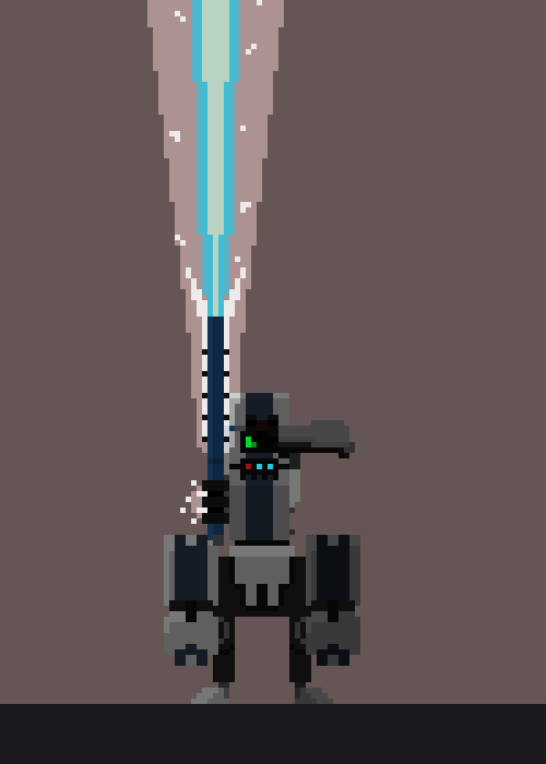 Pixel_Bones's tweet photo. Here's our high flying glass cannon Yuri Orlov! Cybernetically augmented to handle all the G's and a rail gun that can split a #mech in half! His unique ability to fly above the battlefield is a fun mix up to combat.
#Pixelart #GladiusGames #Mecha #ドット絵 #IndieGameDev #gamedev https://t.co/Wnr4w0lvml