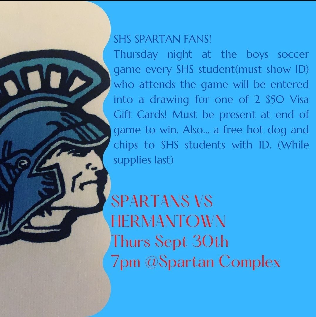 SHSBS2016's tweet photo. @SHSFanSection @SHS_Spartan_FB @iFanTV https://t.co/SuM1cyGvrj