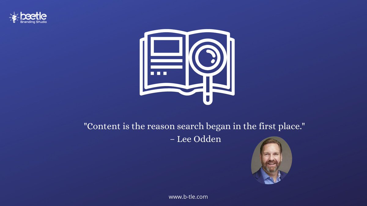 StudioBeetle's tweet photo. "Content is the reason search began in the first place." – Lee Odden
#marketing #marketingdigital #business #digitalmarketing #branding #onlinemarketing #marketingtips #marketingagency #beetlebrandingstudio #beetler #expertquotes @leeodden
https://t.co/adk6HWGULS https://t.co/A8aGgNQRSF