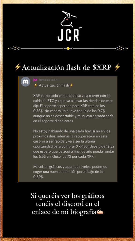 TradeJcr's tweet photo. ⚡️Actualización flash de $XRP ⚡️

https://t.co/83jVQbM7Rh https://t.co/RH4Jo2fluv
