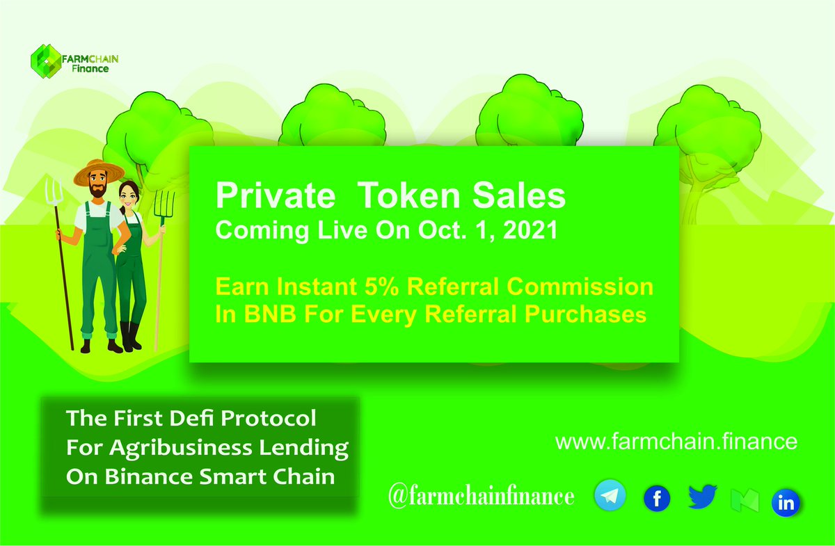 Earn extra 100 $fifi if your wallet holds up to 750 $fifi immediately after the sales and be on the priority list of recieving Airdrop Distribution From November 10th for participating with a minimum of 0.08 BNB worth.

#Farmchainfinance #Defi #Nft #DAO