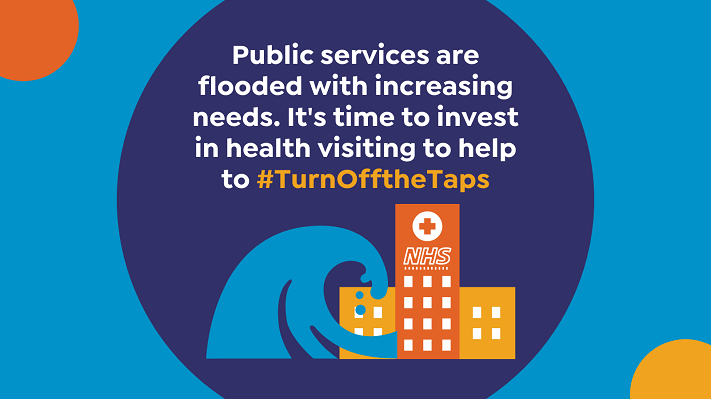iHealthVisiting's tweet photo. Action in early life can prevent problems that can be costly to individuals & society. #TurnOfftheTaps and prevent growing needs from flooding the NHS. We are joining calls for the Chancellor to #InvestInHealthVisiting in the #SpendingReview @andrealeadsom @RishiSunak @sajidjavid https://t.co/aBaWv52uP2