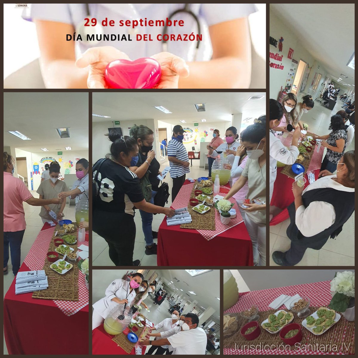 Chepestrada1's tweet photo. Continúan las actividades con motivo del #DiaMundialDelCorazon ahora en el Centro de Salud Urbano Obregón Centro. 
Se realiza degustación de alimentos que ayudan a disminuir problemas del Corazón, además mostrar recetas saludables a pacientes. 
https://t.co/B7RdhhXU2Z https://t.co/2KkkdpCzMb