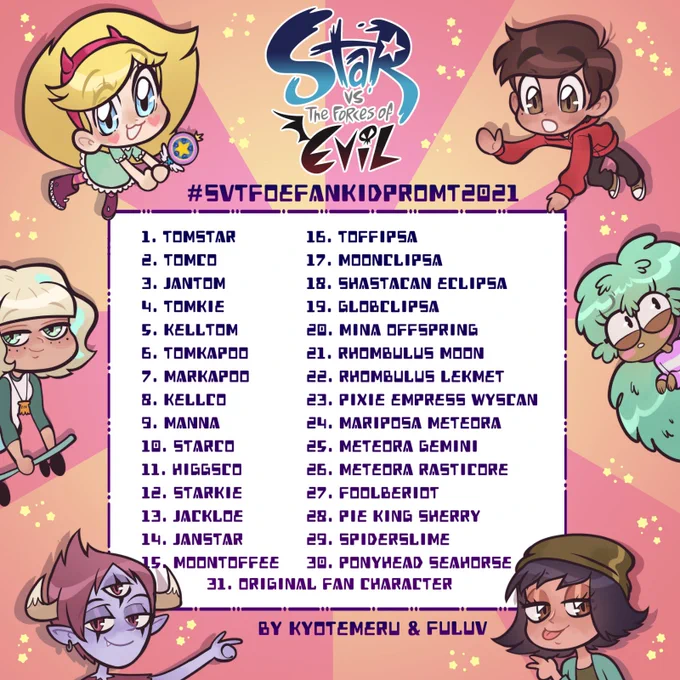 AYO NEW SVTFOE EVENT DROPPED✨
for the fandom, by the fandom!
Me and @_fuluv_ present #svtfoefankidprompt2021 !!!
(Details will be added on thread)
#svtfoe #starvstheforcesofevil 