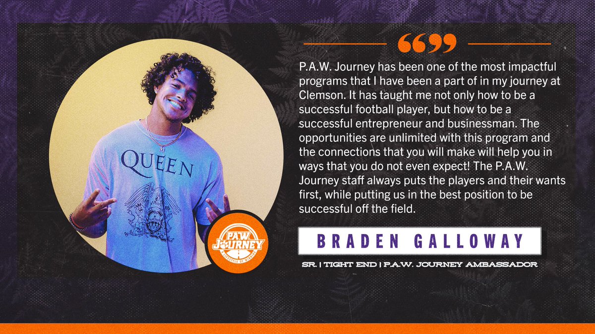 ClemsonFB's tweet photo. Empowered through #PAWJourney⤵️ https://t.co/oBcAxz08lE
