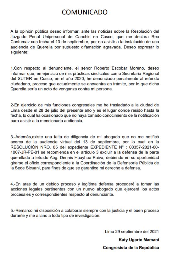 #katyUgarte Declarada Reo Contumaz.
Actual Congresista de Perú Libre 🇵🇪
La vergüenza 🚨🚨🚨🚨🚨
#VacanciaPedroCastilloYa #VacanciaPresidencialYa #VacanciaPerulibre #fuerabellido
No respetan ni siquiera al canciller? No va más