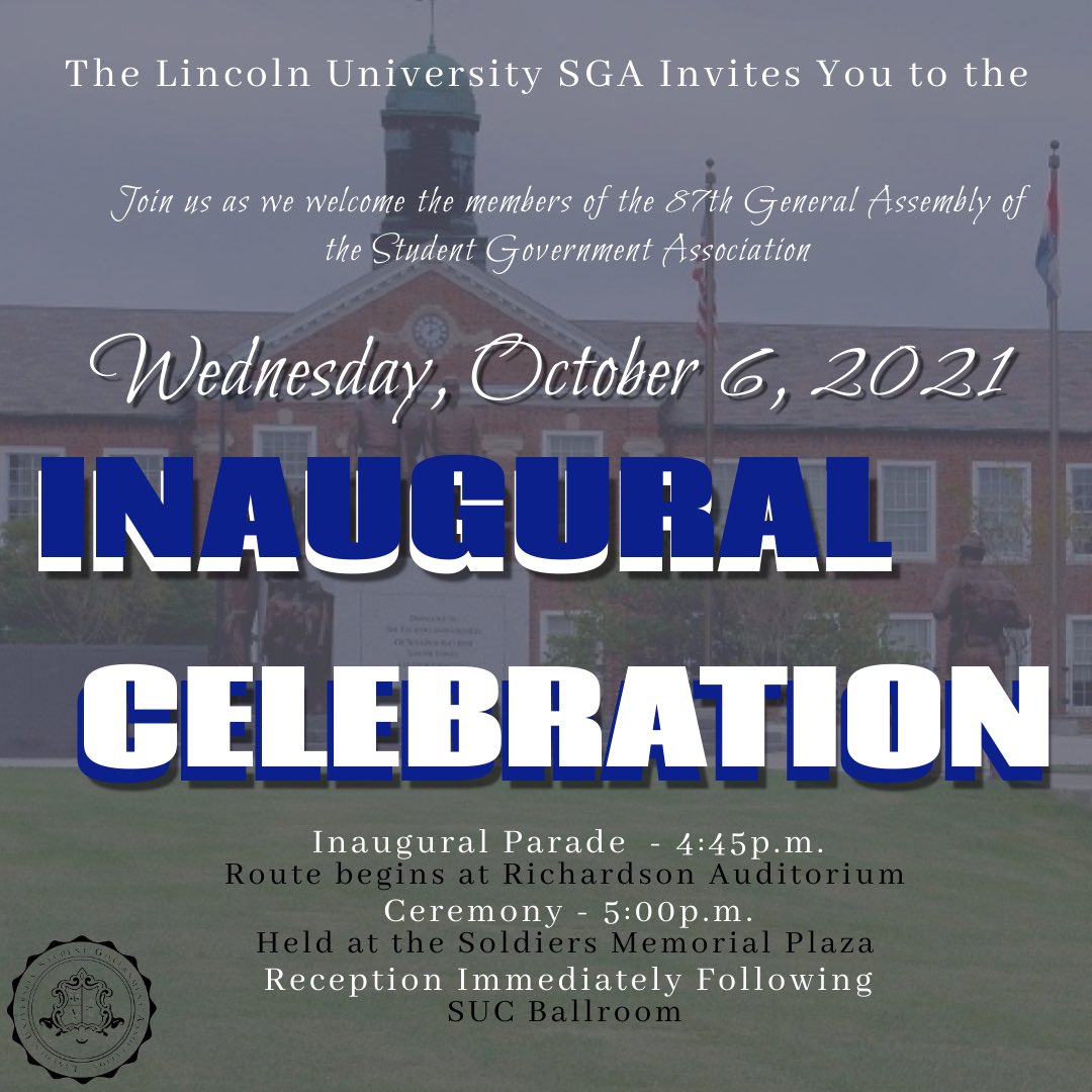 SGALUMO's tweet photo. Come out and see your 87th SGA General Assembly be inaugurated💙Refreshments will be provided after! https://t.co/L4NPBHwO0e
