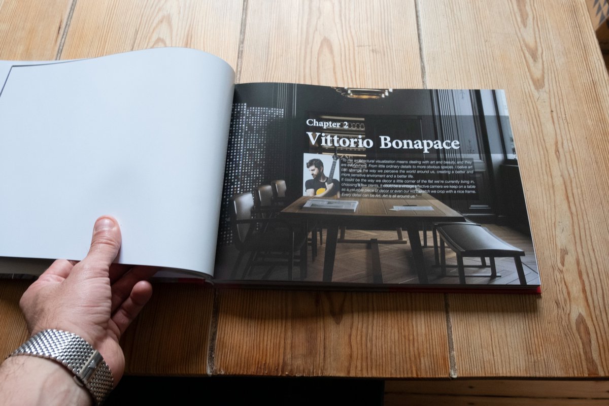 VBonapace's tweet photo. I'm frickin' excited to finally see my Artworks printed out in the awesome book "Great Talks About Photorealism" by Bogdan Sasu.
What a great honor and reward to see my Art on those pages!
#digitalart #art #contemporaryart #3d #cgi #chaosgroup #autodesk #adobe #book #gtapr #nft https://t.co/BoOzJUtVrU