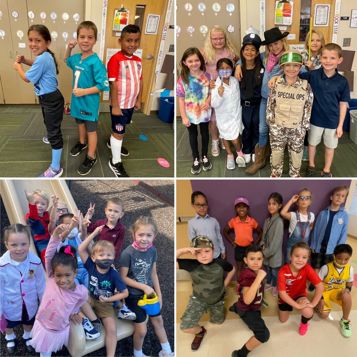 NCESbearcubs's tweet photo. Put your shades on because our Bear Cubs have bright futures ahead! 😎🌟🐻 @osceolaschools #ncesrocks #learningandLeading #CollegeWeek21 #careerday https://t.co/0lRMnrnYkM