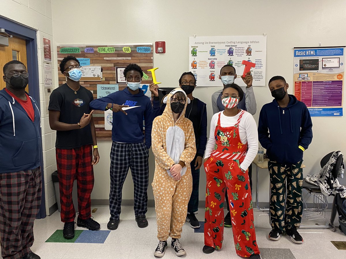 IT Academy juniors and seniors supporting PJammin for Kids with Cancer <a href="/chadedaddy/">Daddy chade</a> <a href="/fhansonic/">Frank Hanson</a> <a href="/HawksSG/">SG StudentActivities</a> @NCCVoTech <a href="/St_GeorgesTHS/">St. Georges THS</a>