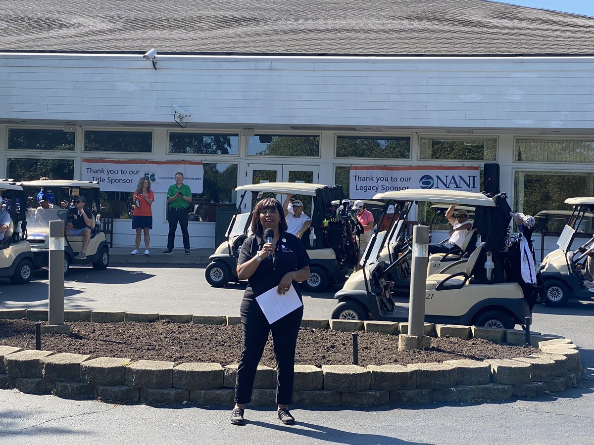 It’s a beautiful day for golf and raising funds for NKFI! Thanks to our Title Sponsor @ainmd210 and our Legacy Sponsor @NephDocs!