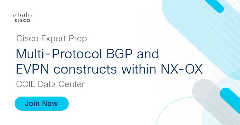 Solidify your #CCIE Data Center preparation with <a href="/CCIE21921/">Lukas Krattiger</a> in this upcoming Cisco Expert Prep webinar, LIVE on September 30 at 9:00 am PDT.
➡️ Sign up here: cs.co/6017JDVU9
#DataCenter #CCNP #CiscoCert
