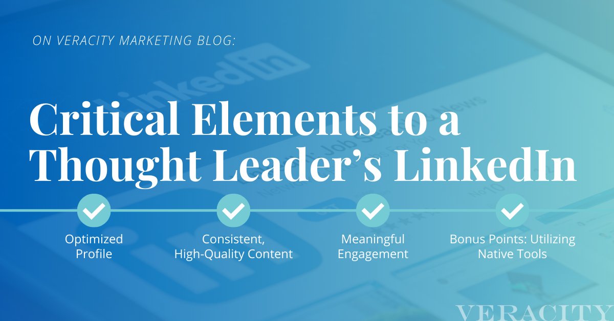 As with any social media platform, there are ways to maximize LinkedIn’s effectiveness using a #thoughtleadership strategy. 

➡️Megan Breakenridge (<a href="/mindchromatic/">Mind Chromatic Media</a>) goes over how to do so in our new blog post. Read it here: ow.ly/4cYM50GiPhf