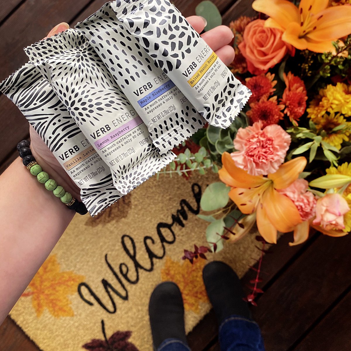 CrazedRayRay's tweet photo. It's National Coffee Day! #StayEnergized with @verbenergy!⚡ Just 90 calories and as much caffeine as an espresso. ☕️ Try a #verbenergy Starter Kit currently on sale through the end of September for just $9.95! https://t.co/fjTwwh78v4 👍🏼 #verbenergybar #verbpartner https://t.co/AynZIaJ7CK