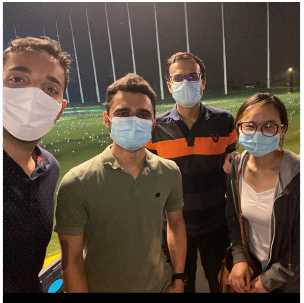 SPUHIMresidents's tweet photo. Time for some fun at Topgolf with Dr. Suyansh Sharma, Dr. Anuj Gupta, Nurse Kirstie Patindol and Dr. Amogh Pathak. #fun #residencylife #SPUH https://t.co/bGlTnC2DlD