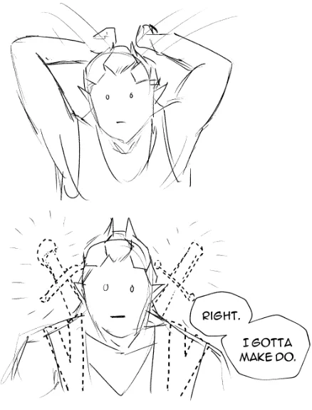 his scribbles cute though 