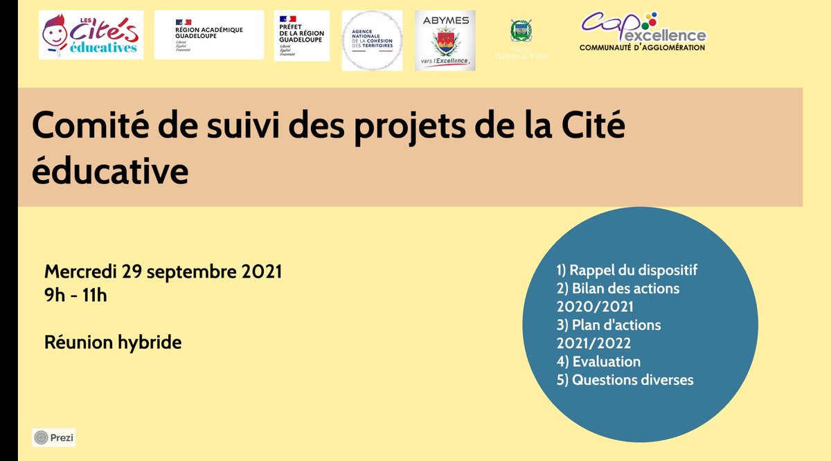 Cite971's tweet photo. Réunion de travail en hybride aujourd'hui avec les administrés de la @VilledesAbymes . Des échanges riches et constructifs pour la mise en œuvre des projets pour cette année 2021/2022. Merci à tous les participants. https://t.co/6HXaTfkvsL
