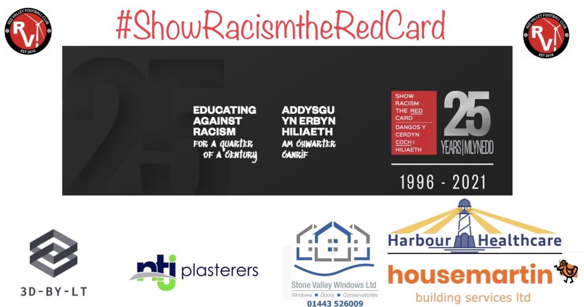 RedValleyFC's tweet photo. We at Red Valley FC will be showing our support, This month we will be joining the action to support and challenge racism in football and society. 
#ShowRacismtheRedCard 🔴
@FAWales @theredcardwales https://t.co/VuCQqWN2zp
