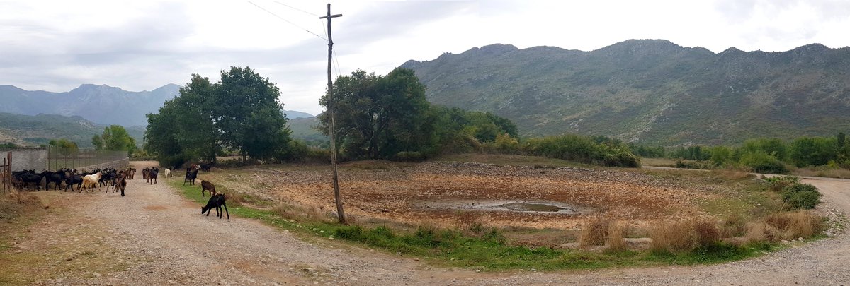 GO2Albania's tweet photo. On #NationalCulturalHeritageDay we are proposing as units of #tangible #cultural #heritage: #dewponds of #Shkrel
An object of #rural #cultural #landscape connecting the life of #inhabitants to the #region through #livestock 
#preserve #restore #tradicitional #technique #ritual https://t.co/7UrKR9sTC2