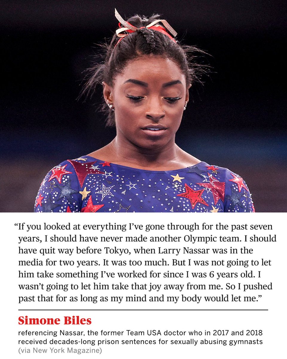 espn's tweet photo. .@Simone_Biles opens up about what gave her the strength to persevere through the past seven years of her career. https://t.co/CN2SRFPK2C