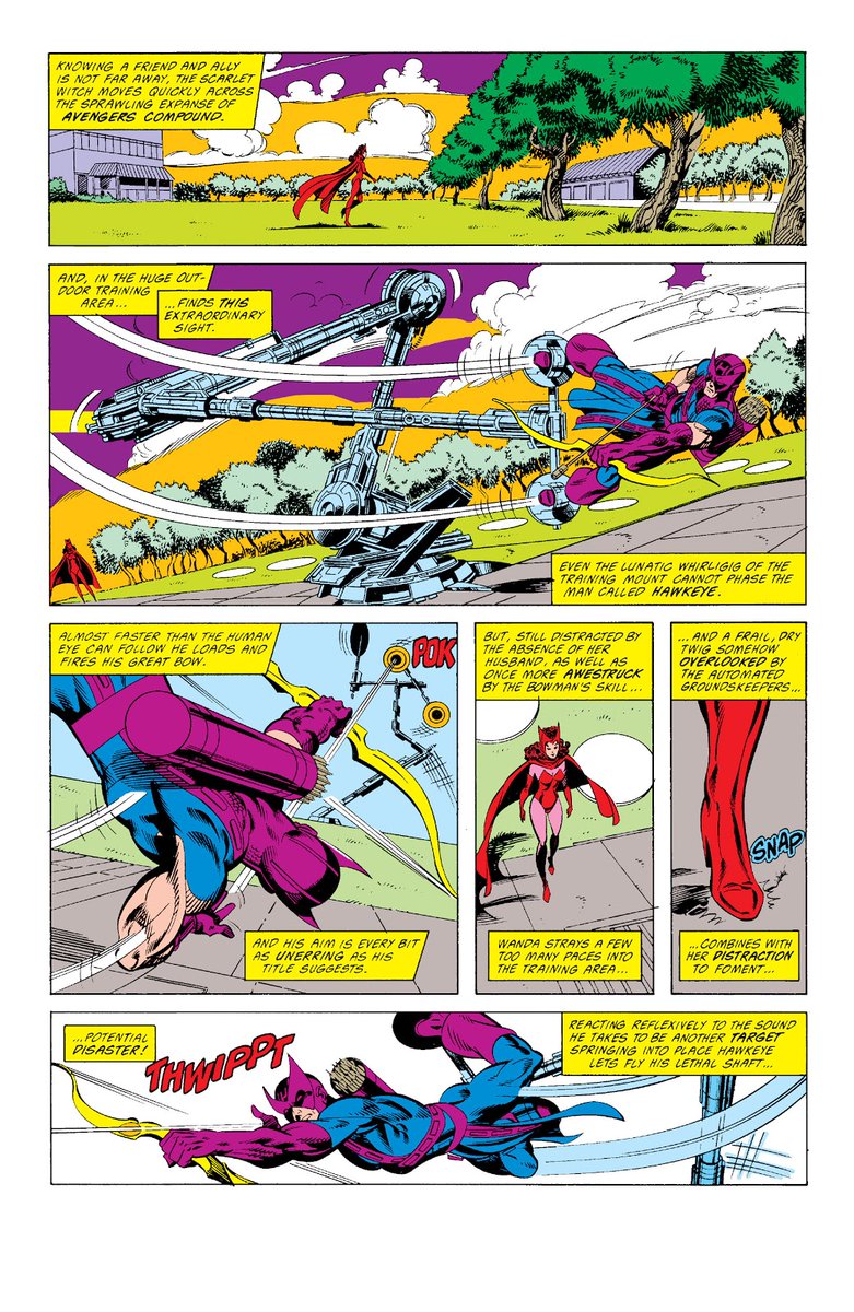 #Skills the Scarlet Witch has high speed reaction, managing to interrupt and block mid-air attacks aimed against her direction
#Powers the Scarlet Witch hexes proved vast effect Thor's Mjolnir which is particularly effected only by Asgardian magicks https://t.co/4oxEk2BT0G