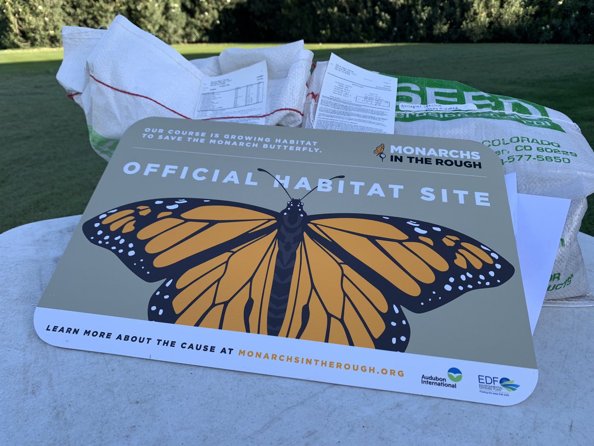 trsturf's tweet photo. Turlock Golf and Country Club will be joining the #monarchsintherough family with next weeks planting. One new step forward in our efforts to be a leader in environmental stewardship. @AudubonIntl #EIFG @TGCCAgronomy https://t.co/SbeBiR56ZG