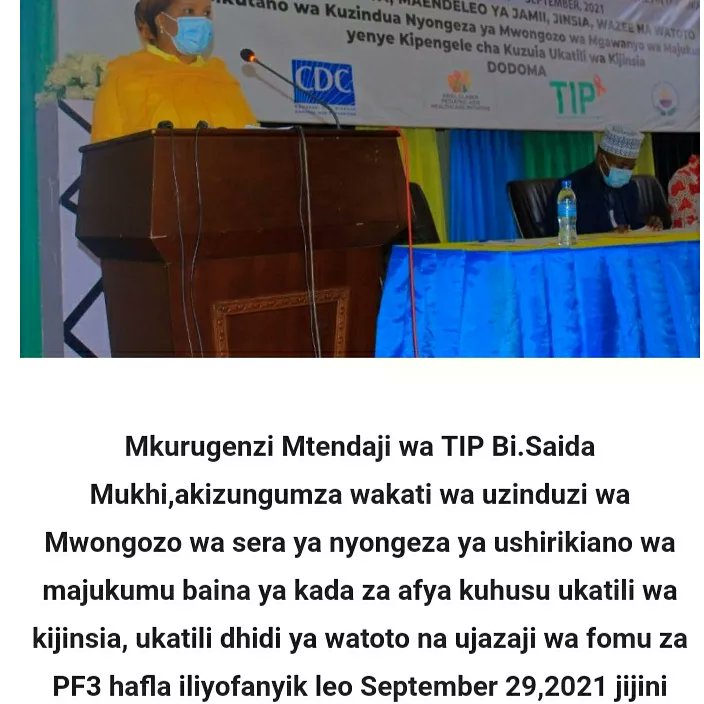 NuruNathanael's tweet photo. Hongera  Mkurugenzi Mtendaji Wa TIP Kwa Kushiriki Uzinduzi Wa Sera Ya Nyongeza Ya Ushirikiano Wa Majukumu Baina Ya Kada Za Afya Kuhusu Ukatili Wa Kijinsia Ukatili Dhidi Ya Watoto Iliyofanyika Leo Jijini Dodoma.@TIPOfficial__

#ZuiaUkatiliKwaWototo 
#RafikiKapimeHIV
@Mustaarabu https://t.co/Pf5b9zvzpx