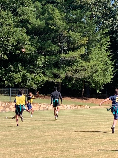 BHallAthletics's tweet photo. What a game yesterday!! The Blue and Gold Game was a major success!! So much talent and potential. Kelby Strickland finished the game with 3 electrifying Touchdowns for the Gold &amp; Kenrick Gayle Jr. finished with 2 for 25+ yard Touchdowns for the Blue
 Go Panthers!!!! https://t.co/dWsaM576xb