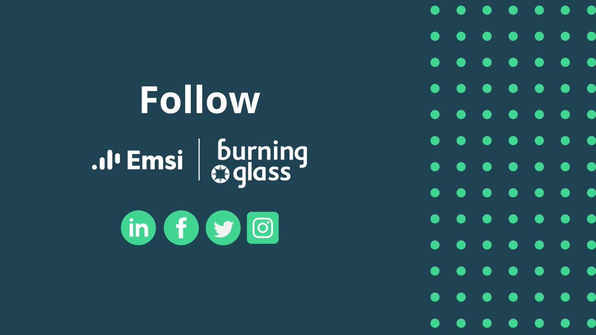 Burning Glass (merged with Emsi) (@burning_glass) on Twitter photo Burning Glass Technologies has officially become Emsi Burning Glass.
To see how we are unlocking #opportunity, #mobility, and #equity for everyone, follow @EmsiBG.
After September, there will be no new content on <a href="/Burning_Glass/">Burning Glass (merged with Emsi)</a> social media accounts. Burning Glass Technologies has officially become Emsi Burning Glass.
To see how we are unlocking #opportunity, #mobility, and #equity for everyone, follow @EmsiBG.
After September, there will be no new content on <a href="/Burning_Glass/">Burning Glass (merged with Emsi)</a> social media accounts.
