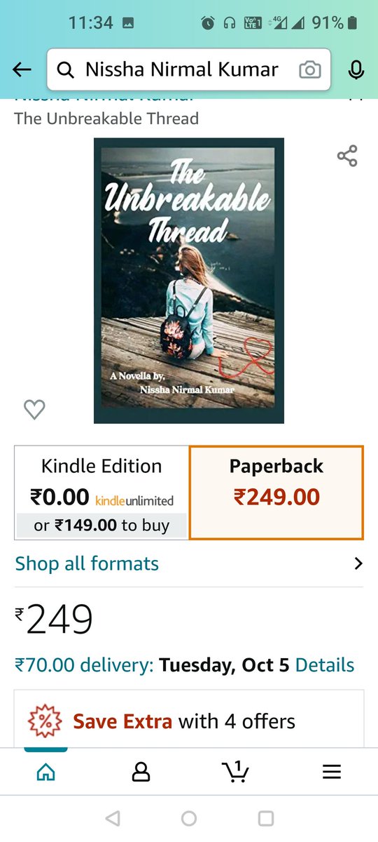 Without my consent, #Amazon #India is selling my #paperback
This is the third time in last one year. 
What should I do to stop them?
I'm heavily disappointed. 
Please help. 
#WritingCommunity