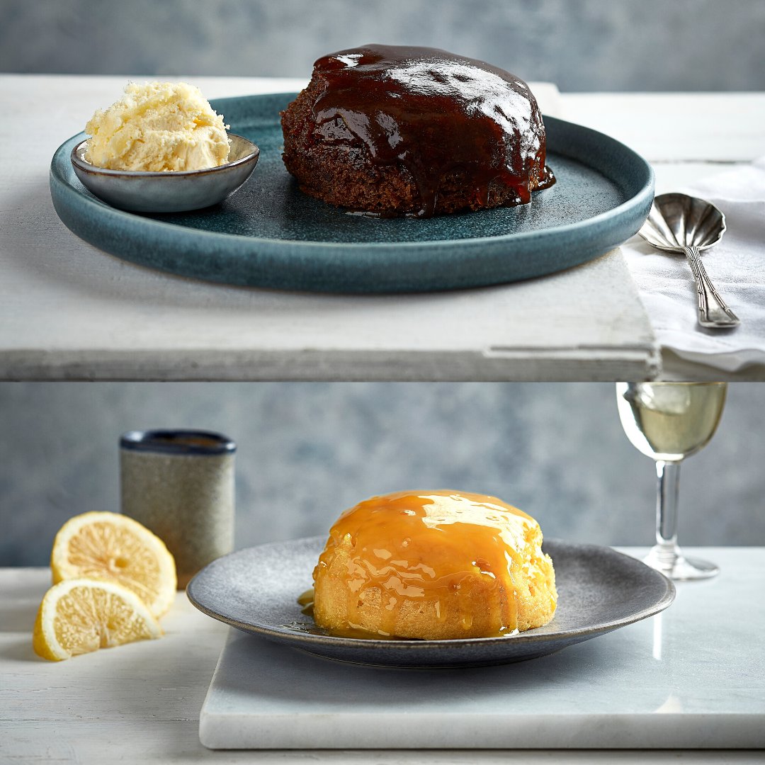 lilly_puds's tweet photo. Help us settle an argument - Sticky Toffee or Saucy Lemon sponge pudding?
#christmaspudding #spongepudding #pudding #dessert #gift #hampers #giftidea #notjustforchristmas #christmascountdown #corporategifting #scrummy #delicous #awardwinning #foodie #clientgift #saythankyou https://t.co/73tZlED5XB