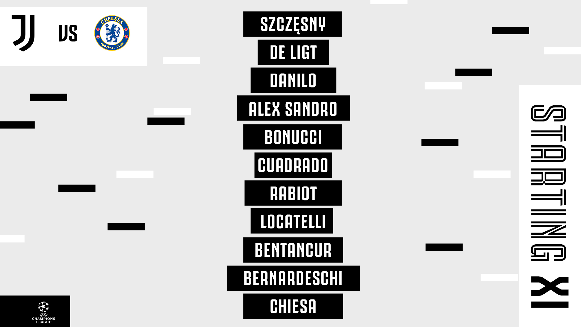 Champions League: Watch Juventus Vs Chelsea Live Match Here