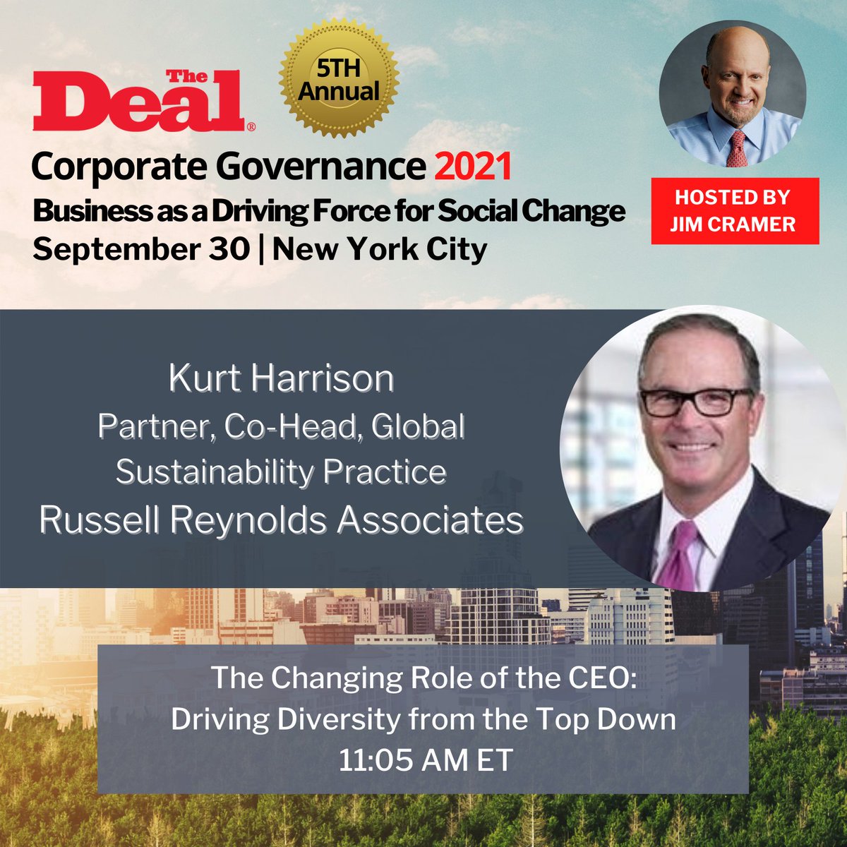 RRAonLeadership's tweet photo. Tomorrow: What can a #CEO do to help drive #diversity in their organization? @HarrisonKurtB will speak to this topic at @TheDealNewsroom's Corporate #Governance 2021 event. Learn more and register now: https://t.co/fieDDnA1Xv #CorpGov2021 #leadership https://t.co/I2KYD9mqcU