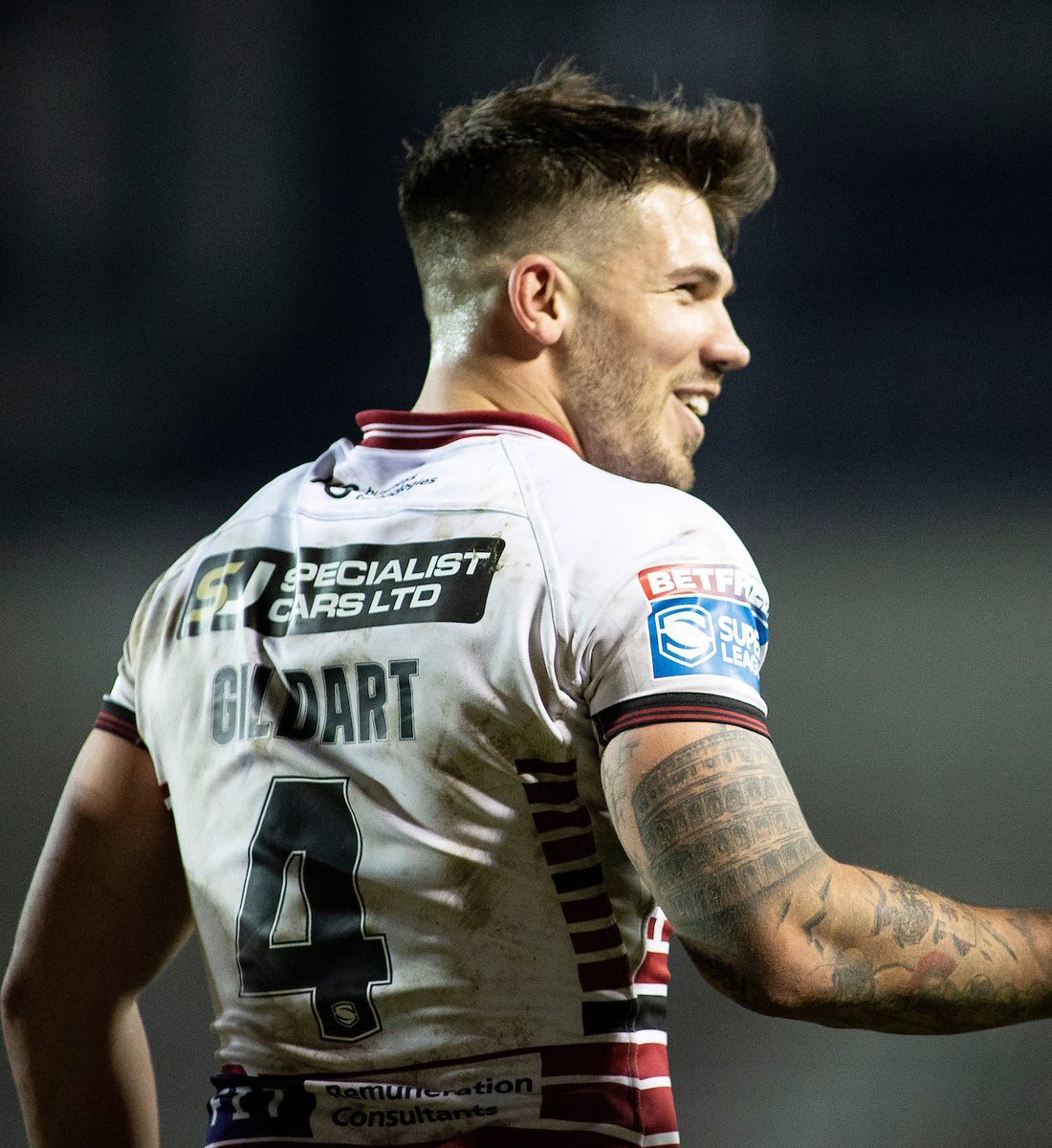 WiganWarriorsRL's tweet photo. One of our homegrown talents 🌟 

Thank you for all the memories and best of luck at Wests Tigers, @OliverGildart3! 👊 

#WWRL https://t.co/aUuY7fsKtD