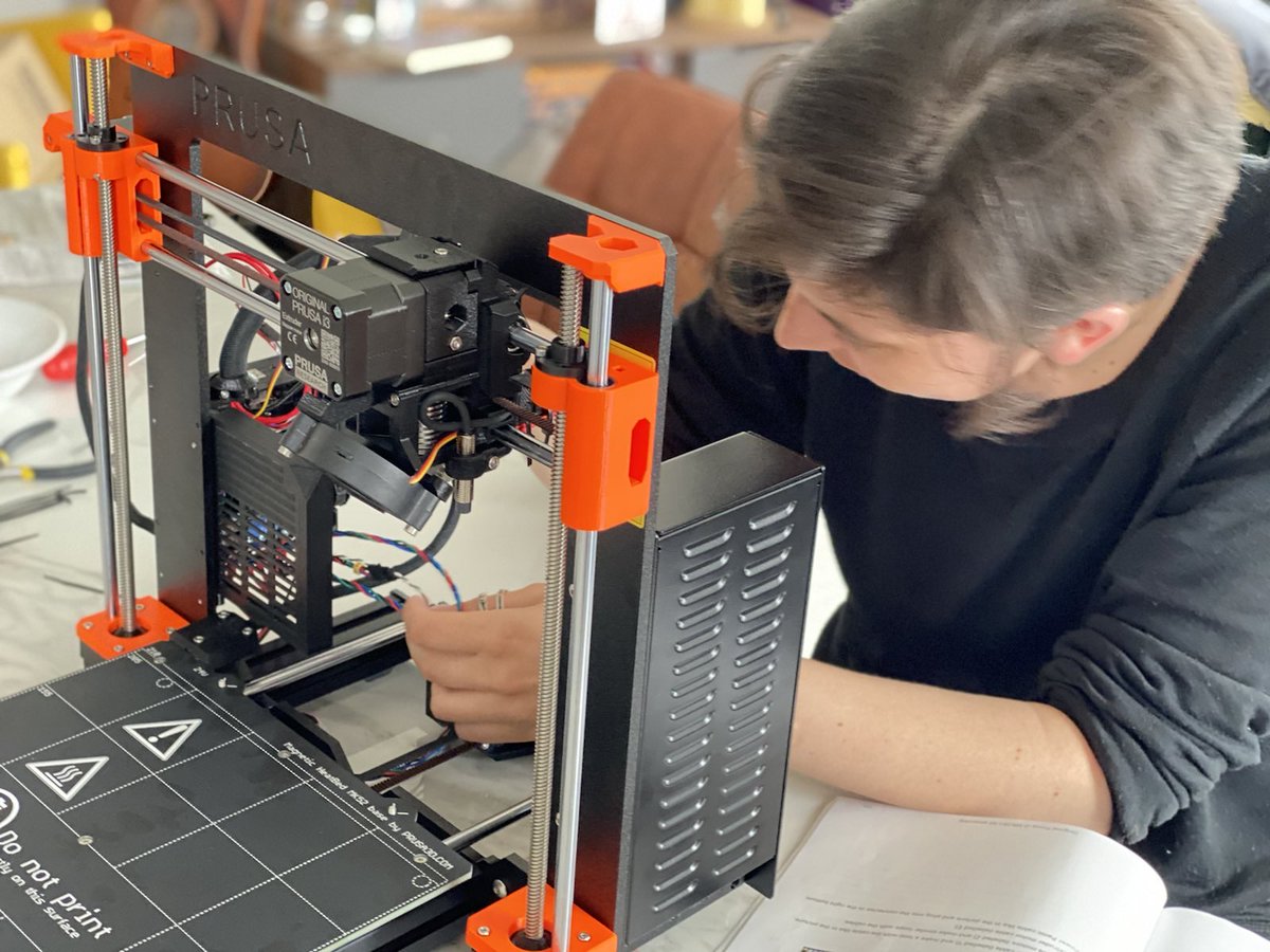 Delighted to welcome a brand new 3d printer to the department with big thanks to <a href="/I_Form_Centre/">I-Form</a>, <a href="/3D_WIT/">3DWIT</a> and <a href="/JCt4ed/">JCt4</a>. We expect to have as much fun using it as we did building it!