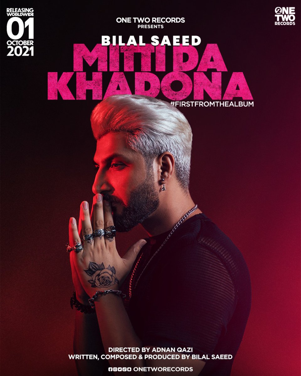 CuckooIdeas's tweet photo. #MittiDaKhadona is all set to be yours.
From the video to the transformative look, @Bilalsaeedmusic has gone all out of his comfort zone to give you this very #FirstFromTheAlbum
Directed by @AdnanQazi, Mitti Da Khadona will be exclusively available only on @onetworecords 
@murzie https://t.co/RzRS0JxgV7