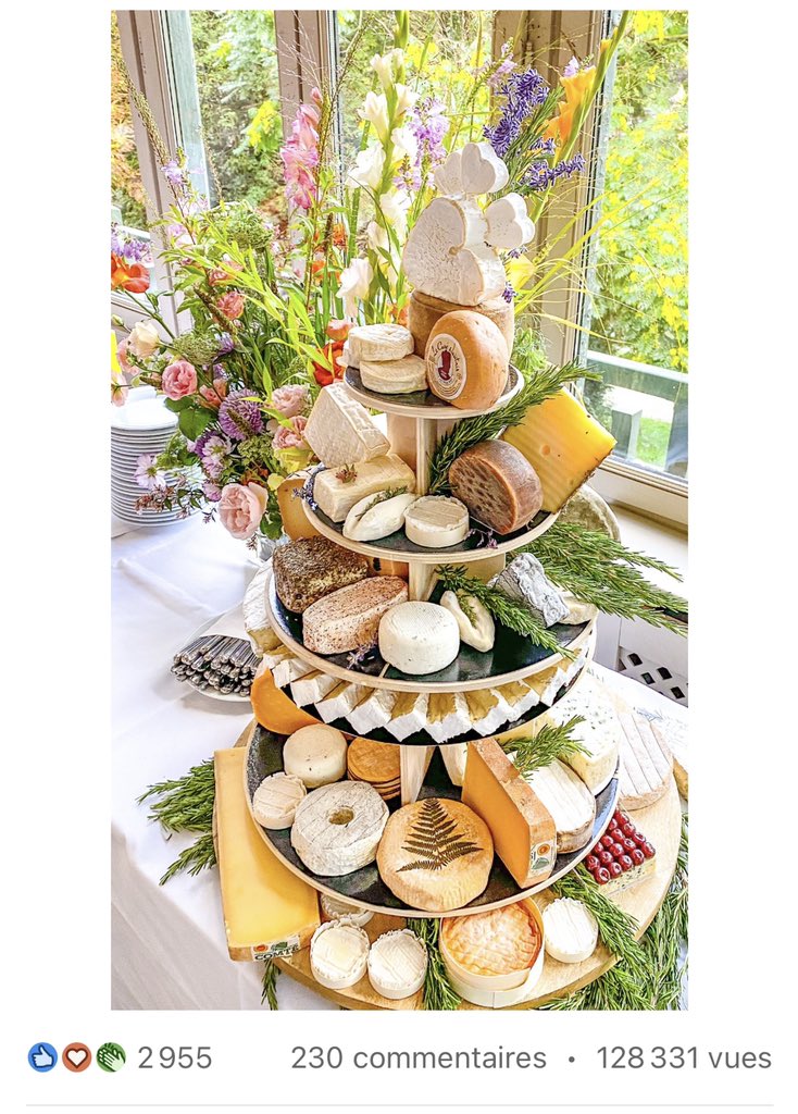 Xavier THURET (@cheesegourou) on Twitter photo Ceci est une revanche...
La revanche du fromage dans les mariages...
Historiquement considéré comme le truc que l’on oubli.
Avec la pièce montée les traiteurs vont pouvoir imaginer des compositions et remettre le fromage a l’honneur
Vive les mariées! #fromage #mariage #traiteur Ceci est une revanche...
La revanche du fromage dans les mariages...
Historiquement considéré comme le truc que l’on oubli.
Avec la pièce montée les traiteurs vont pouvoir imaginer des compositions et remettre le fromage a l’honneur
Vive les mariées! #fromage #mariage #traiteur