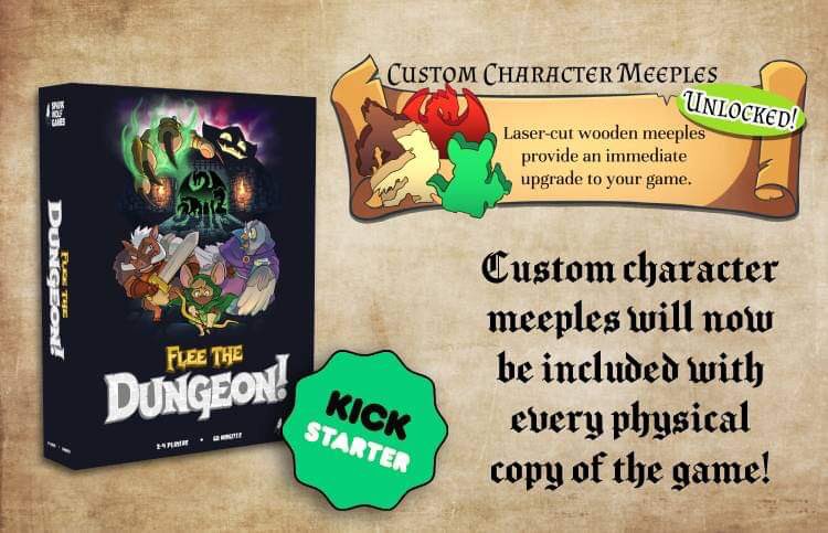 More great news to report: I'm able to announce that the custom character meeples—previously a stretch goal—will now be included with every physical copy of the game! 

#kickstarter #kickstartergames #boardgames #boardgame #boardgamegeek #bgg #boardgamer #boardgamecommunity