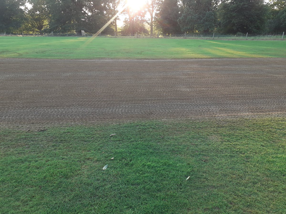 3 junior cricket wickets put in outfield koro rotor burie 3 tonnes of loam turfmaker to seed <a href="/RothleyParkCC/">Rothley Park CC</a> <a href="/GKBmachines/">GKB Machines</a> <a href="/GeorgeShep1403/">George Shepherd</a> <a href="/CharlieLoftus15/">Charlie loftus</a>