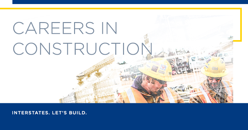 InterstatesCo's tweet photo. Have you ever thought about a career in construction? From working on a team to learning new skills or even traveling the country— the career opportunities are endless. Learn how you could begin your career with us. #ConstructionWeek21