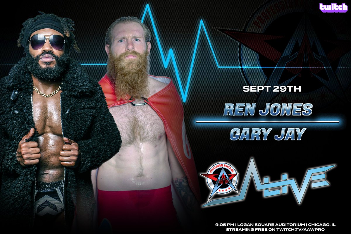 AAWPro's tweet photo. AAW ALIVE returns TONIGHT at 9:00pm but moves to https://t.co/EYLgs2QdlP
@AxelRRRRico1 @Realricodlv vs @Skyebyee @christijaynes
@stormgraysonPW Kevin Blackwood @HIsaiah_MooreH vs @realdamchambers @officialJDX @JakeOmen2012
@renjones824 vs @StiffRoboGinger
and more! https://t.co/MHZXvyK3k4