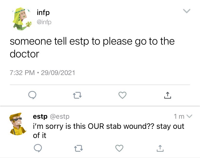 Incorrect Mbti Infp Estp T Co Zqbgykkosm Twitter Incorrect Mbti Infp Estp T Co Zqbgykkosm Twitter