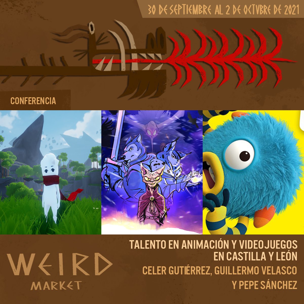 ¡Hablamos de #animación y #videojuegos en Castilla y León! 🎬
⠀
Con Celer Gutiérrez (Uprising Studios), Guillermo Velasco (<a href="/BigBangTwitt/">Big Bang Box</a> ) y Pepe Sánchez (Toonwolf)

📅 Sábado 2 de octubre a las 13:15
📌 <a href="/CarcelSegovia/">La Cárcel. Segovia</a> 

<a href="/segovia_es/">Ayuntamiento de Segovia</a> <a href="/SegoviActiva/">SegoviActiva</a>