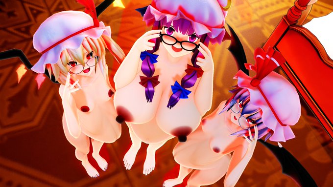 ぼて60日めちこく
トリプルメガネぼてレミパチェフラ
#パチュリー・ノーレッジ  #レミリア・スカーレット  #フランドール・スカーレット  #一日一ボテ 