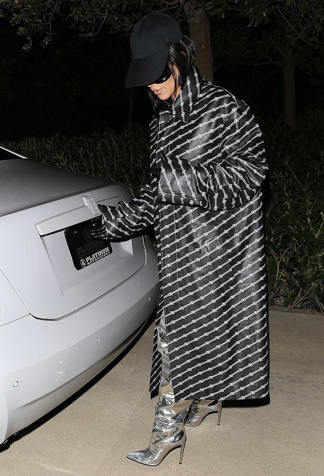 Kim out in Calabasas, CA on September 21, 2021.