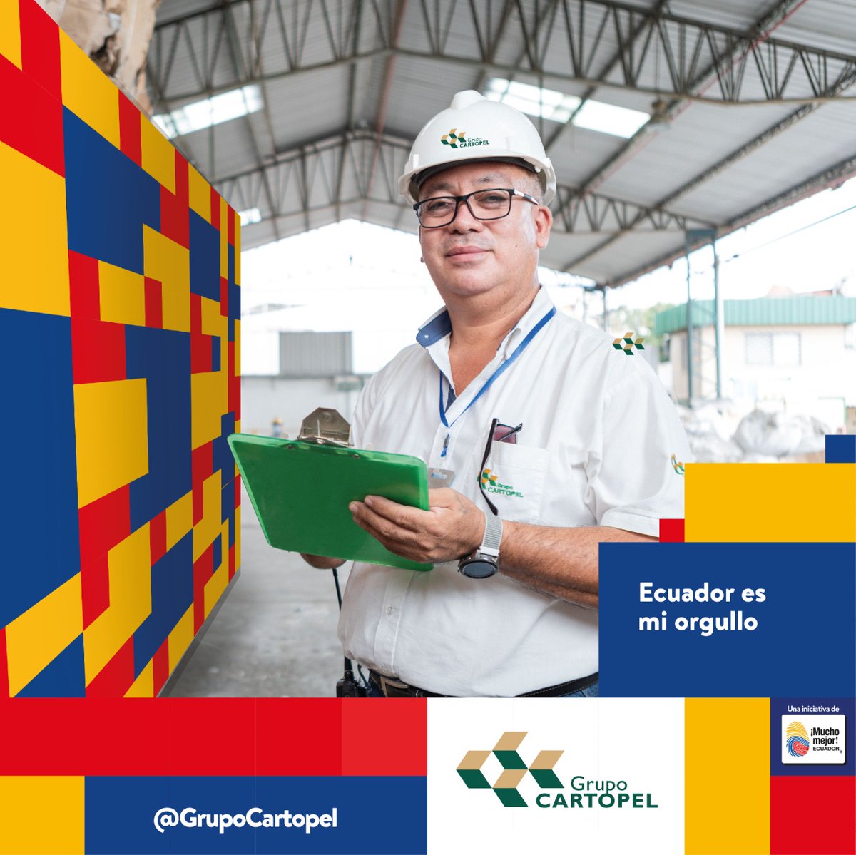 👏🏻El 24 de Septiembre celebramos el #DiaDelOrgulloEcuatoriano.
Estamos orgullosos de elaborar productos de calidad que llegan al mundo con huella tricolor 🟡🔵🔴 
👉🏻Síguenos en Instagram instagram.com/cartones_nacio…